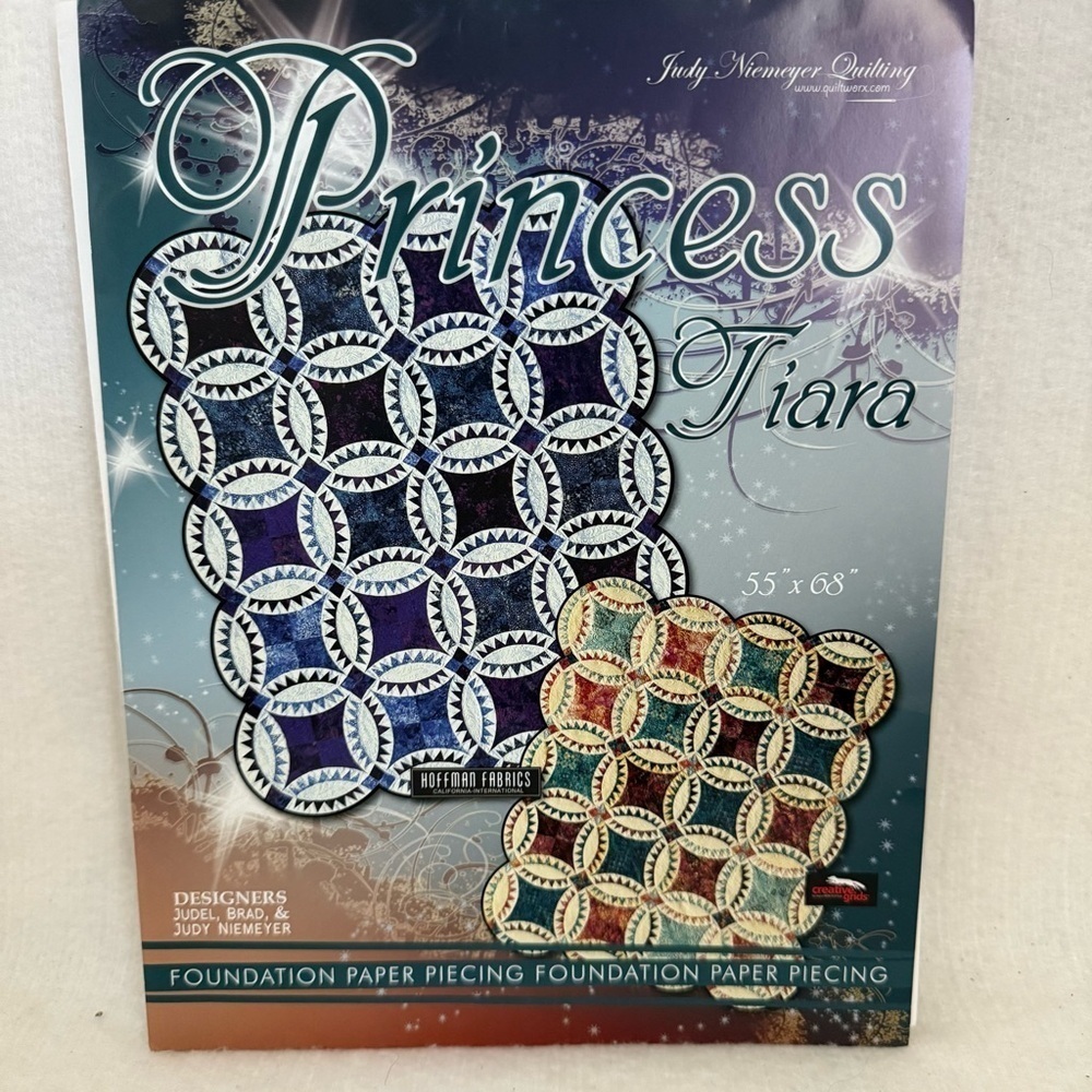 Princess Tiara Wedding Ring Quilt Pattern Judy Niemeyer by Quiltworks NEW​​​​​​